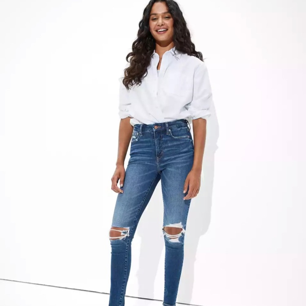 American Eagle Luxe Super High Waisted Jegging 000xs